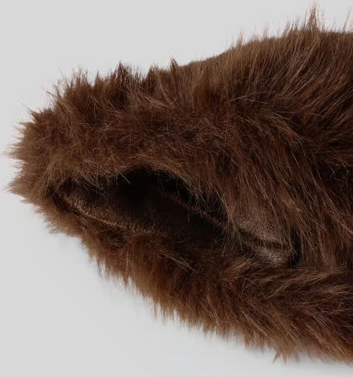Ichi Muts met knus imitatiebont model 'IHEBNA HOOD' - Foto 5