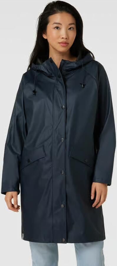 Ichi Gewatteerde Parka Jas Polyester Samenstelling Blue Dames - Foto 3