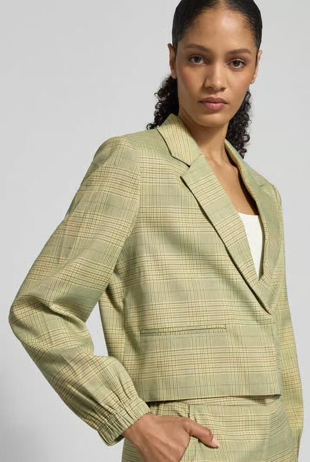 Ichi Regular fit blazer met elastische mouwboorden Model 'Joli' - Foto 2