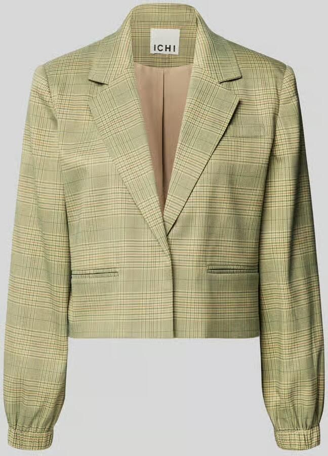 Ichi Regular fit blazer met elastische mouwboorden Model 'Joli'