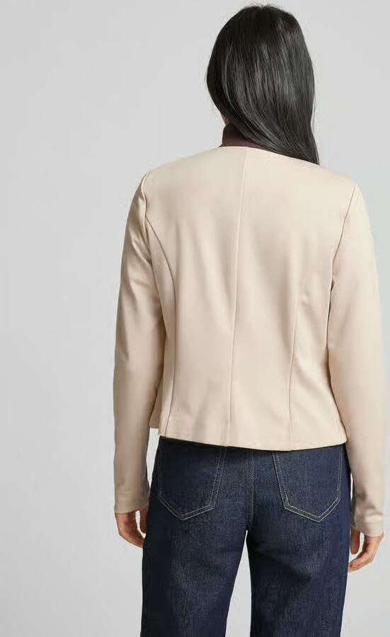 Ichi Regular fit blazer met opengewerkte voorkant model 'KATE' - Foto 4