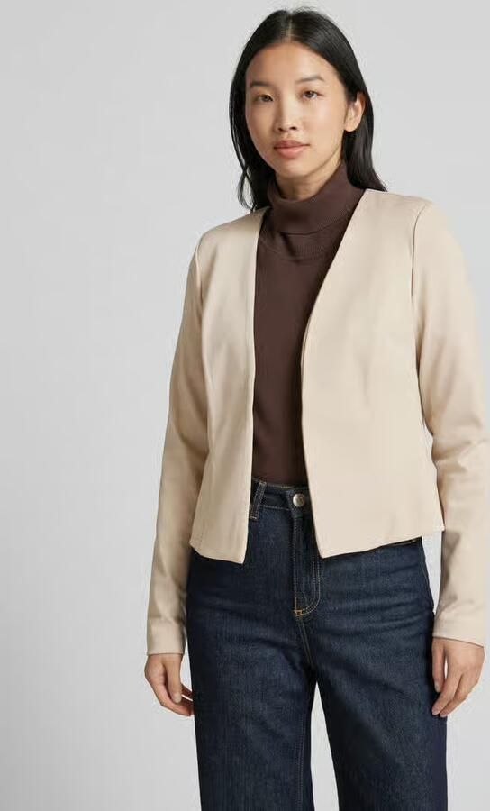Ichi Regular fit blazer met opengewerkte voorkant model 'KATE' - Foto 5