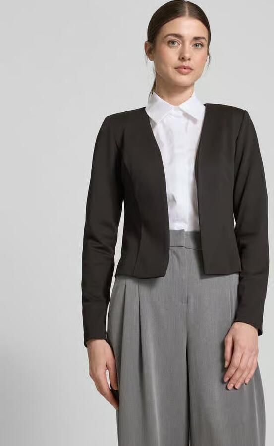 Ichi Regular fit blazer met opengewerkte voorkant model 'KATE' - Foto 4