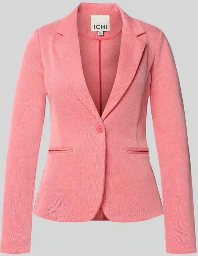 Ichi Regular fit blazer met Reverskraag Model 'Kate'
