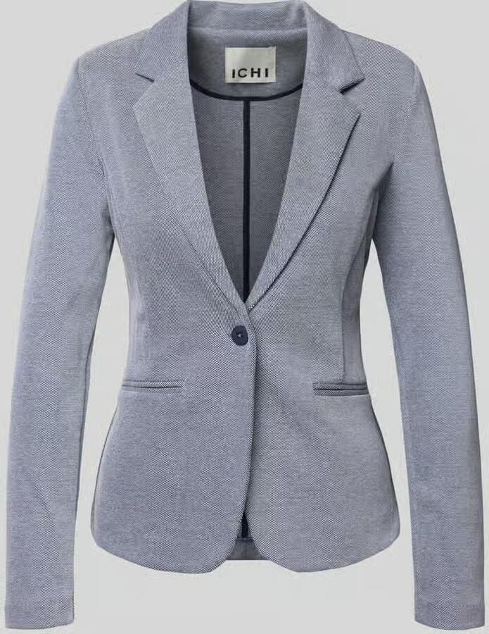 Ichi Regular fit blazer met Reverskraag Model 'Kate'