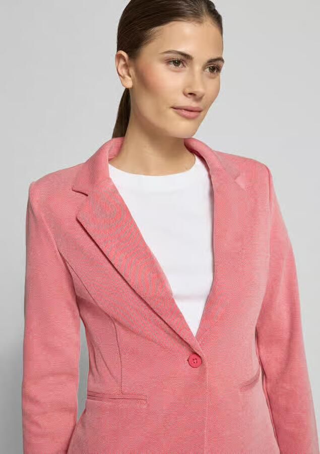 Ichi Regular fit blazer met Reverskraag Model 'Kate'