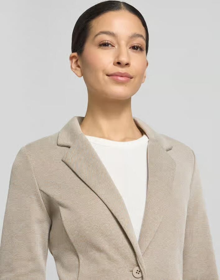 Ichi Regular fit blazer met Reverskraag Model 'Kate'