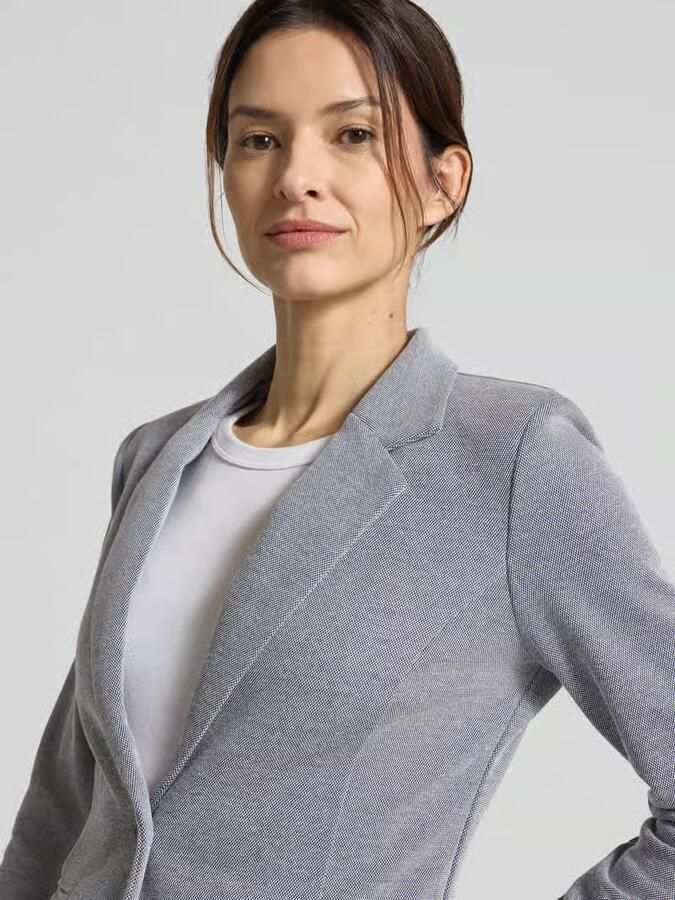 Ichi Regular fit blazer met Reverskraag Model 'Kate'