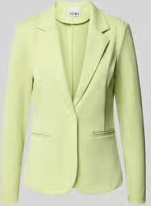Ichi regular fit blazer met viscose model 'kate'
