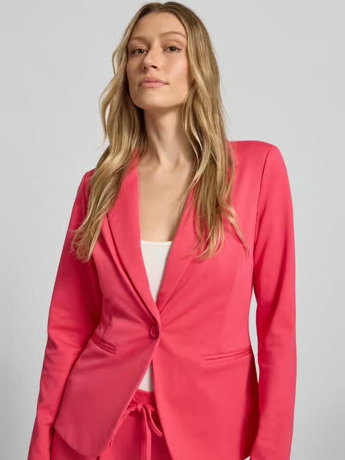 Ichi regular fit blazer met viscose model 'kate'