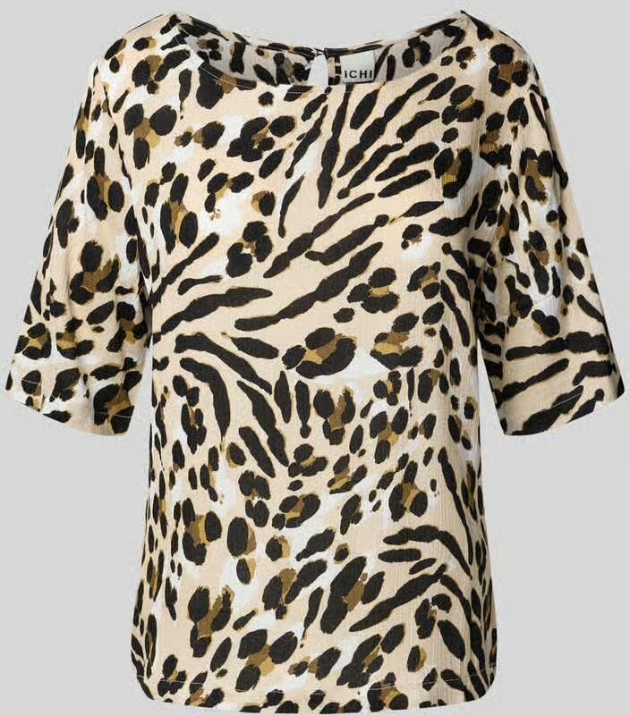 Ichi Regular fit blouse met ronde hals model 'MARRAKECH' - Foto 2
