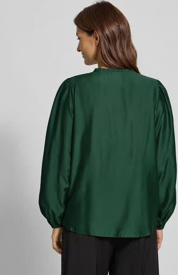 Ichi Regular fit blouse met ruches model 'KARLANI'