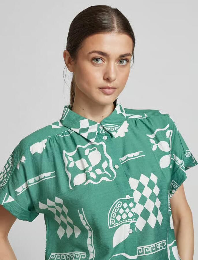 Ichi Regular fit blouse van viscosemix model 'YETTA' - Foto 5