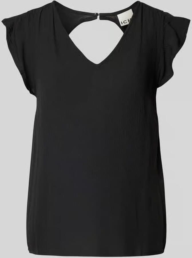 Ichi Regular fit blouseshirt met V-hals model 'MARRAKECH'