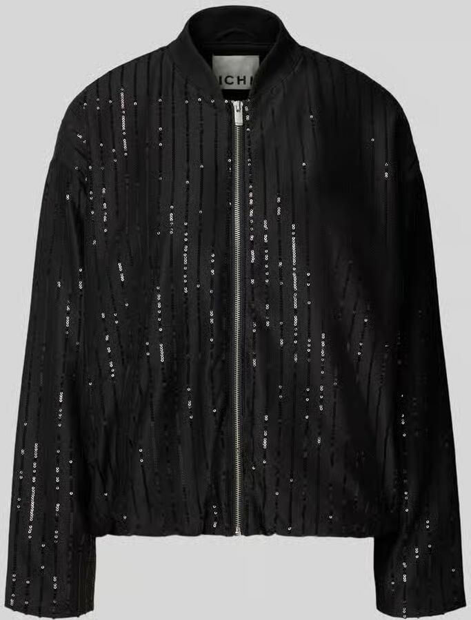 Ichi Regular fit blouson met pailletten model 'KATE'