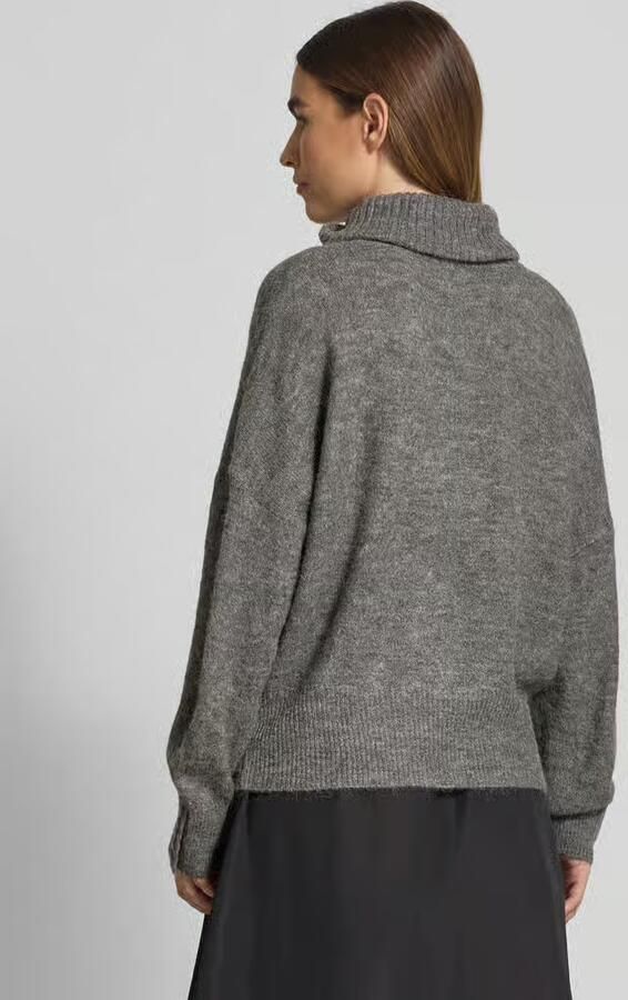 Ichi Regular fit coltrui met alpacagehalte model 'IHKAMARA'