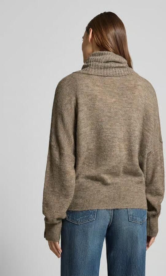 Ichi Regular fit coltrui met alpacagehalte model 'IHKAMARA'