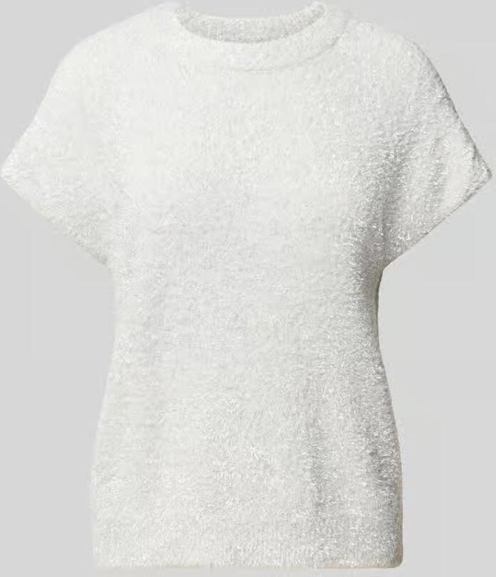 Ichi Regular fit gebreide pullover van viscosemix model 'ANILES'