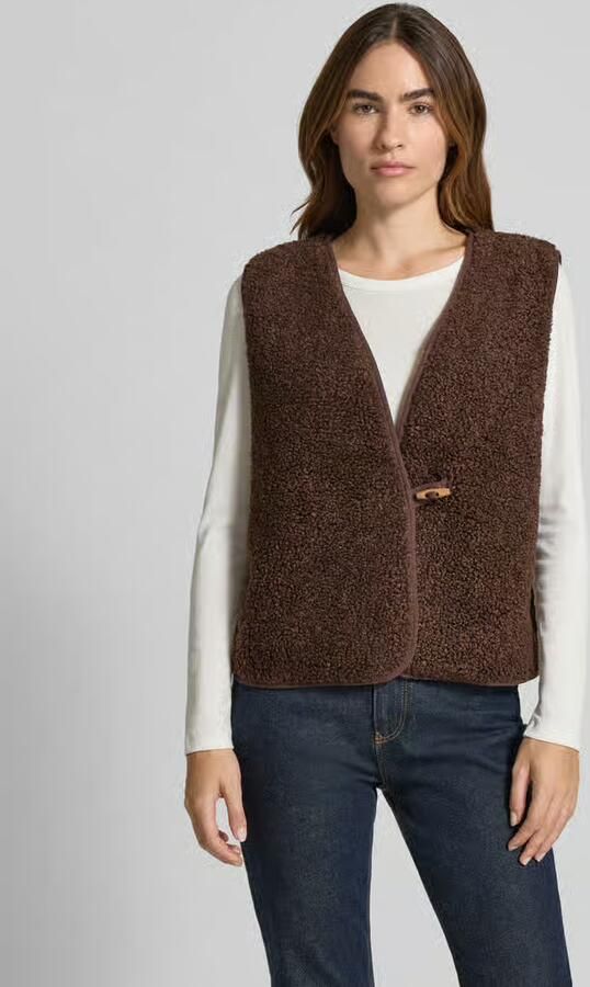 Ichi Regular fit gilet van teddybont model 'Gozima' - Foto 2