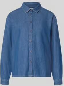 Ichi Regular fit Jeanshemd met overhemdkraag Model 'ARCHER'
