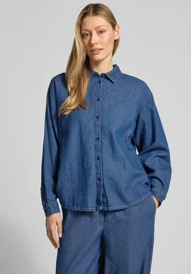 Ichi Regular fit Jeanshemd met overhemdkraag Model 'ARCHER' - Foto 2