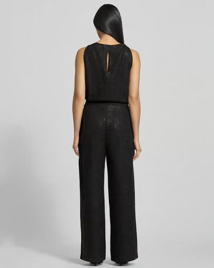 Ichi Regular fit jumpsuit met viscose model 'Kate'