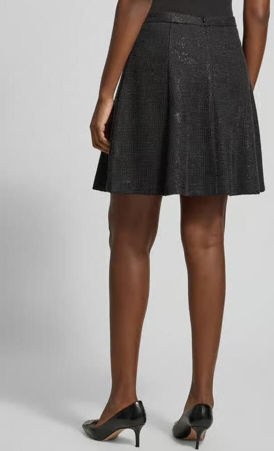 Ichi Regular fit minirok met viscose model 'KATE'