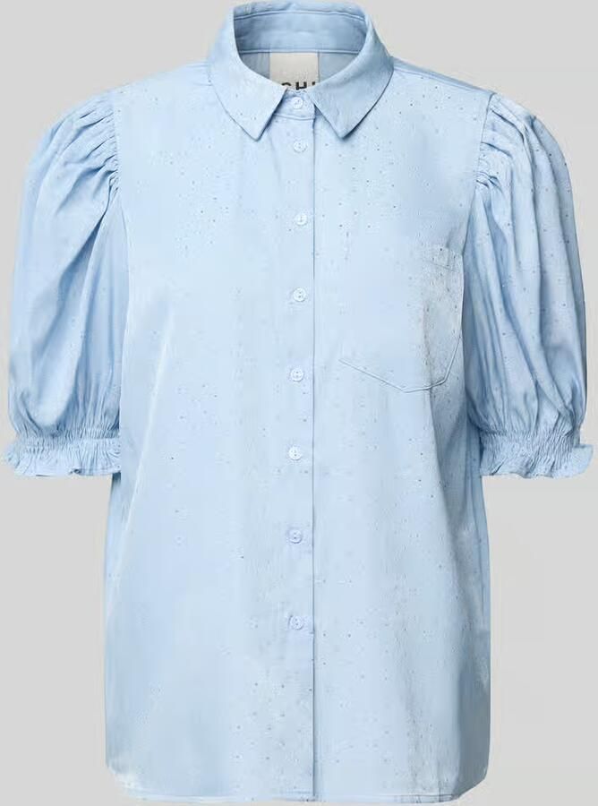 Ichi Regular fit overhemdblouse van viscosemix model 'PIPER'