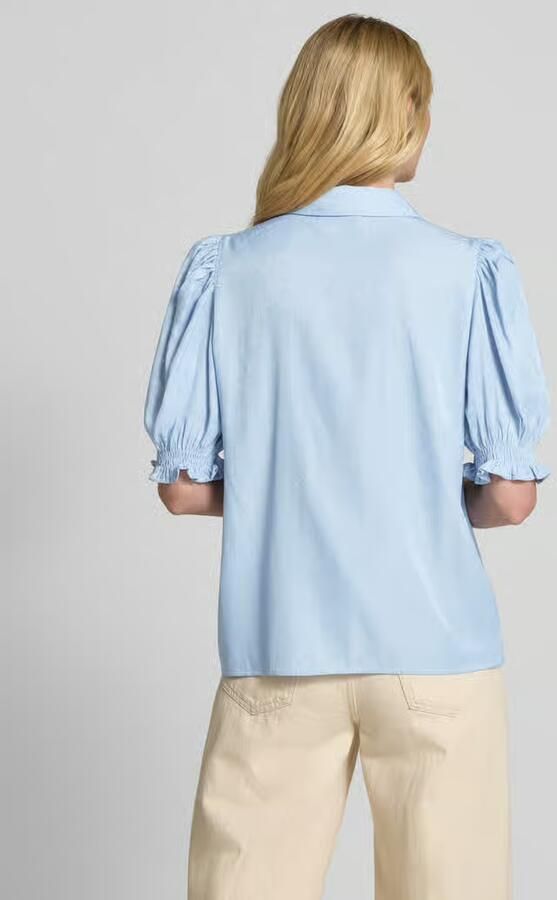 Ichi Regular fit overhemdblouse van viscosemix model 'PIPER'