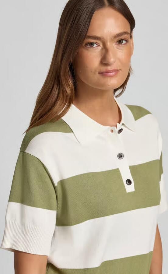 Ichi Regular fit poloshirt van viscosemix model 'LULS' - Foto 2