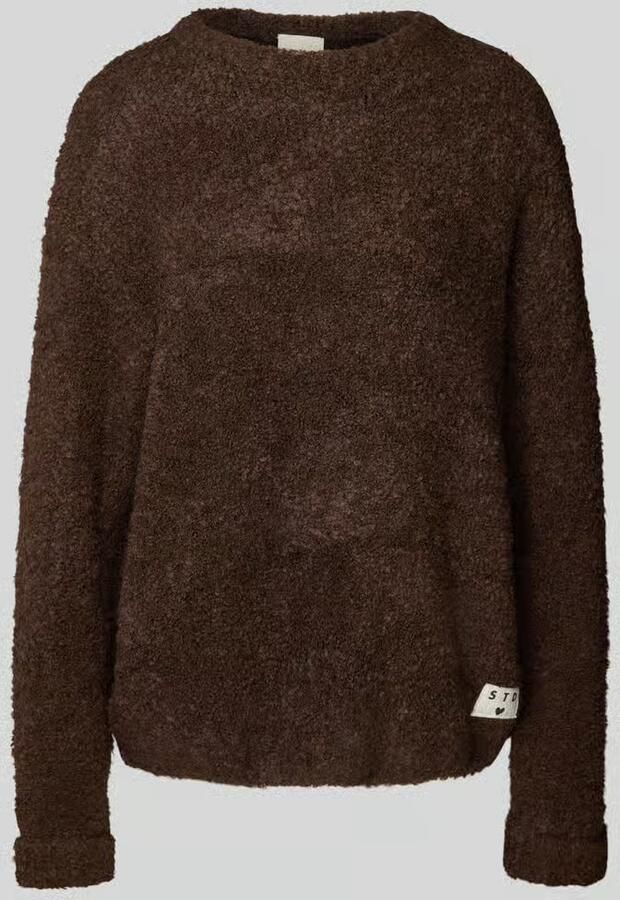 Ichi Regular fit pullover met wol model 'Larisa'