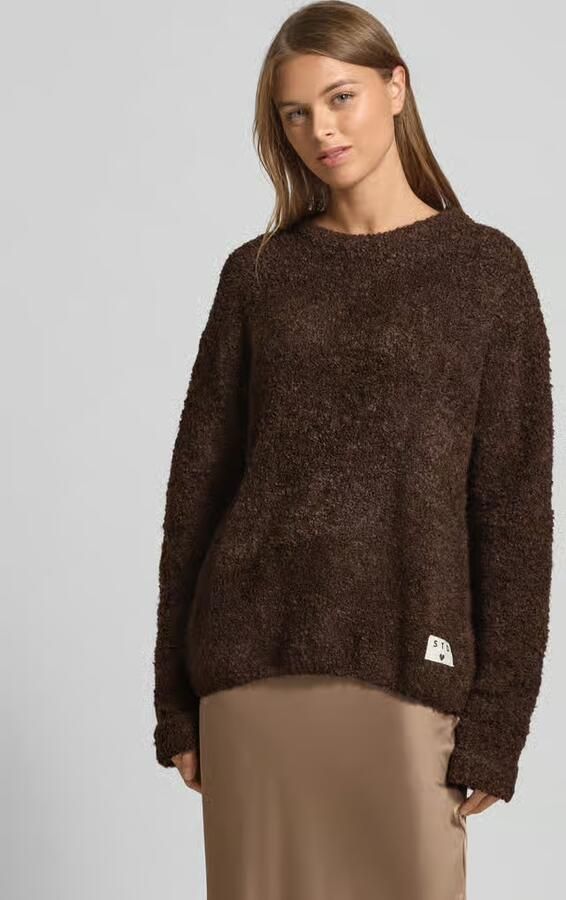 Ichi Regular fit pullover met wol model 'Larisa' - Foto 3