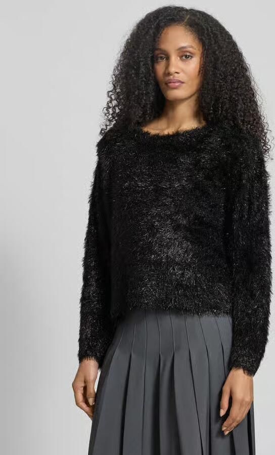 Ichi Regular fit pullover van imitatiebont model 'Lizi' - Foto 2
