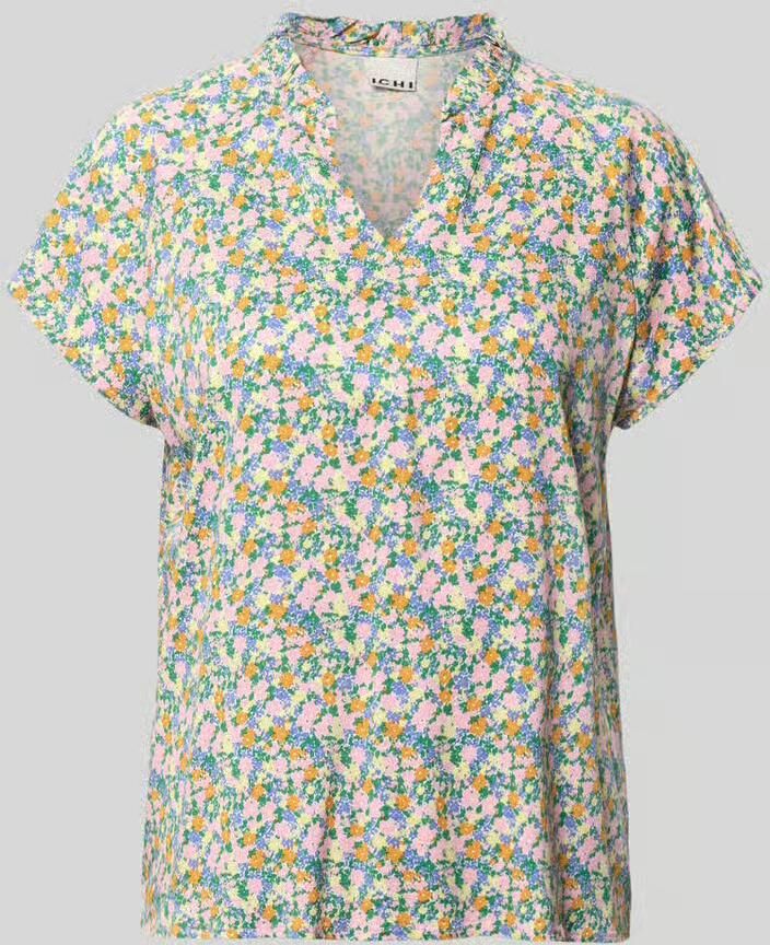 Ichi relaxed fit blouse van viscosemix model 'Aya' - Foto 2