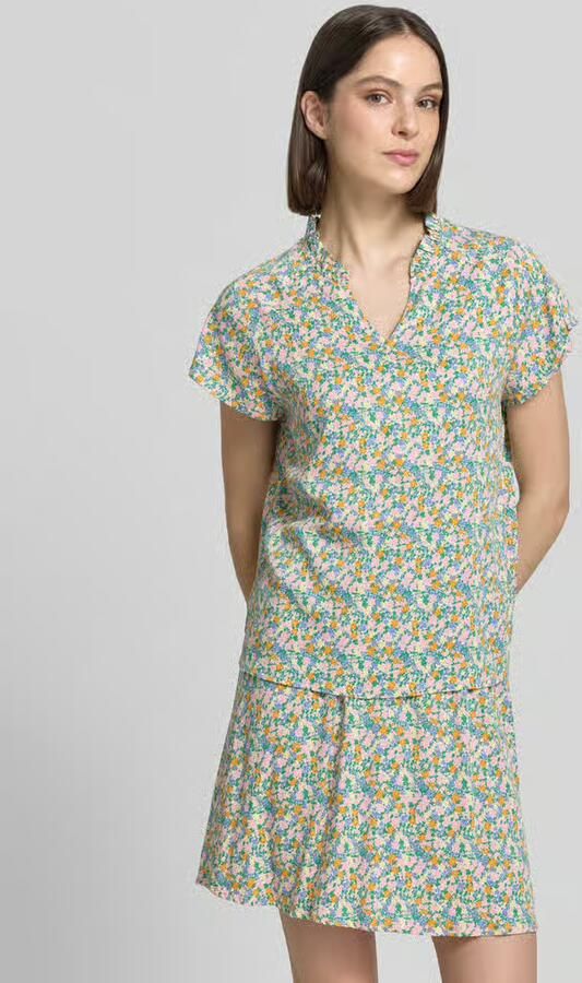 Ichi relaxed fit blouse van viscosemix model 'Aya' - Foto 3