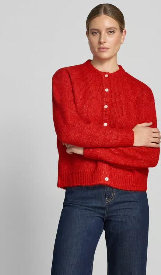 Ichi relaxed fit gebreid jack met wol model 'Belablue' - Foto 3