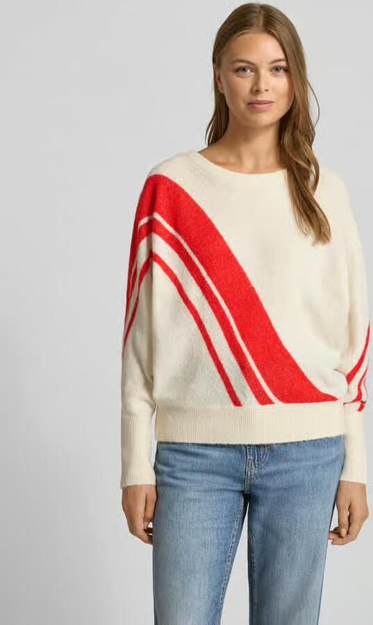 Ichi Relaxed fit gebreide pullover met alpaca model 'KAMARA' - Foto 2
