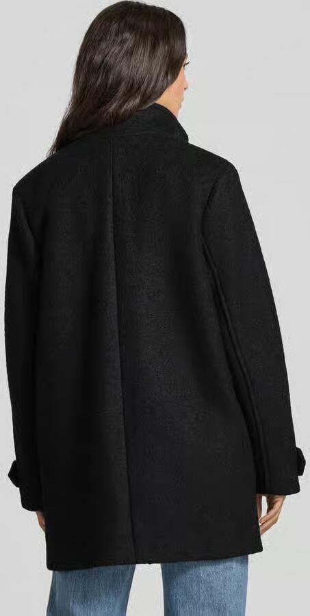 Ichi Relaxed fit lange jas van wolmix model 'Tipa'