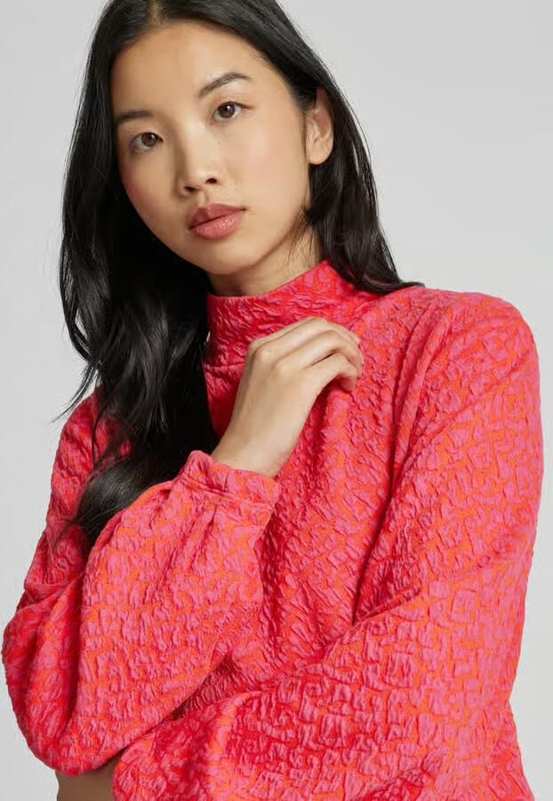 Ichi Shirt met opstaande kraag en viscose model 'HOELLY' - Foto 5
