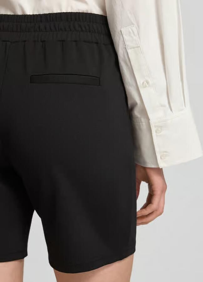 Ichi Regular fit korte broek met bandplooien model 'Kate' - Foto 6