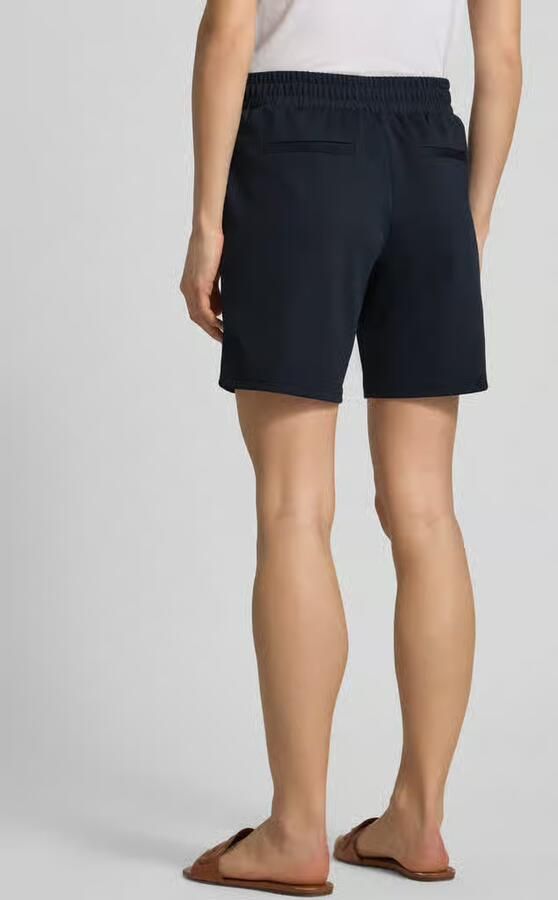 Ichi Regular fit korte broek met bandplooien model 'Kate' - Foto 4