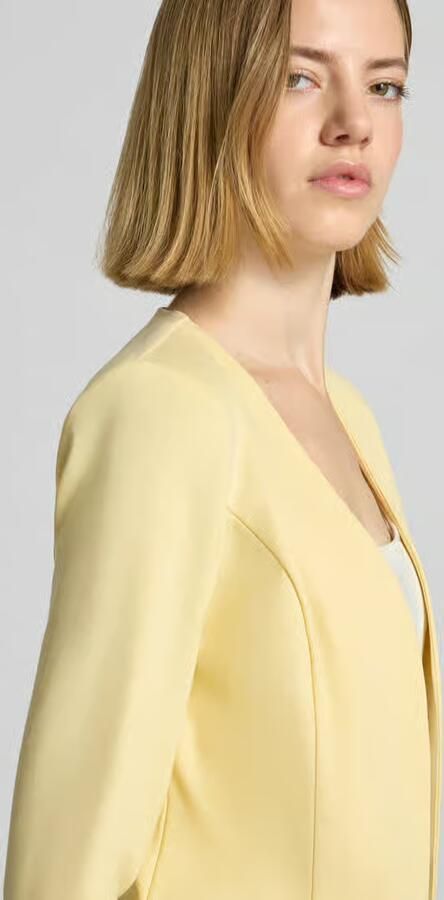 Ichi slim fit blazer in open pasvorm model 'KATE'