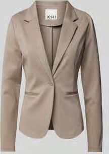 Ichi Slim fit blazer met paspelzakken model 'KATE'