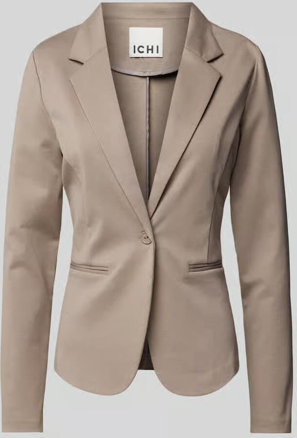 Ichi Slim fit blazer met paspelzakken model 'KATE'