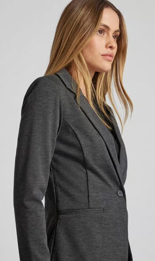 Ichi Dames Blazer Herfst Winter Collectie Gray Dames - Foto 3