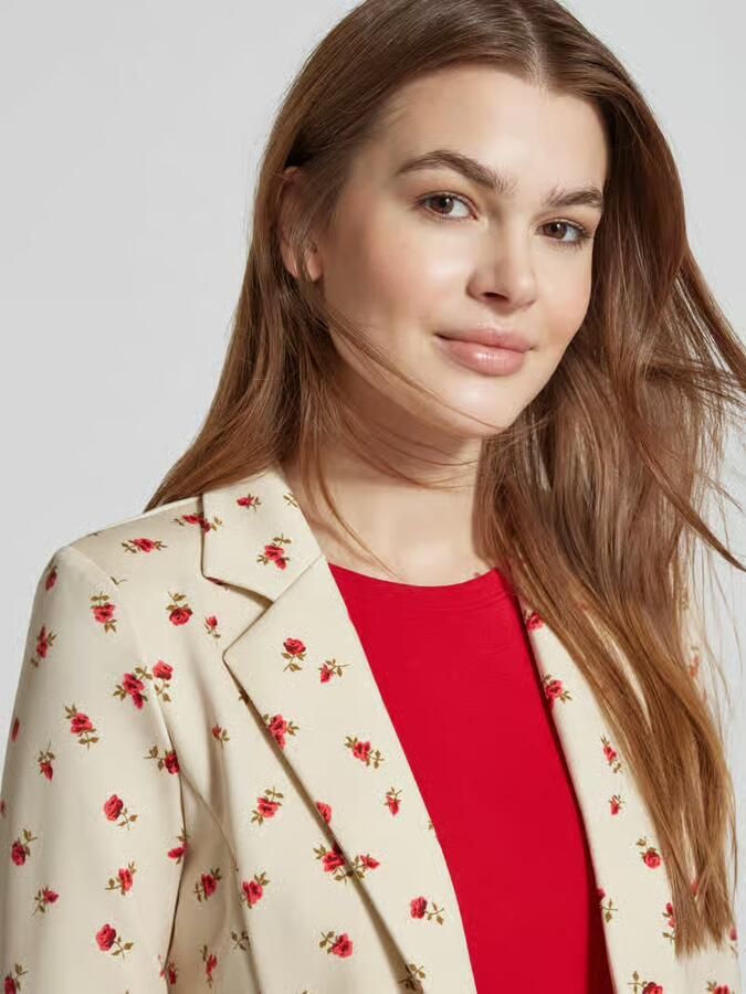 Ichi Slim fit blazer met paspelzakken model 'KATE' - Foto 2