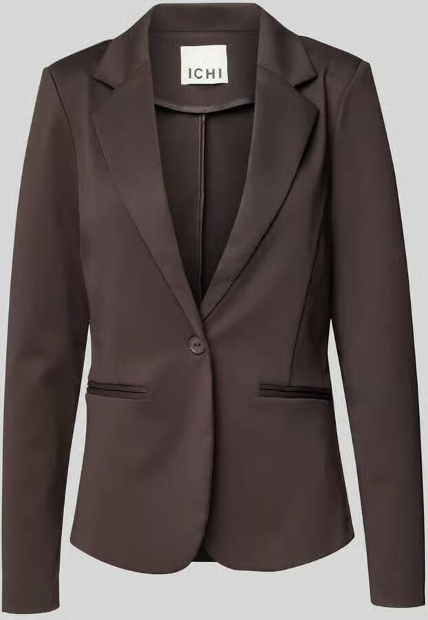 Ichi Slim fit blazer met paspelzakken model 'KATE' - Foto 5