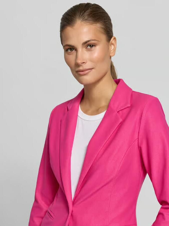 Ichi Slim fit blazer met paspelzakken model 'KATE'