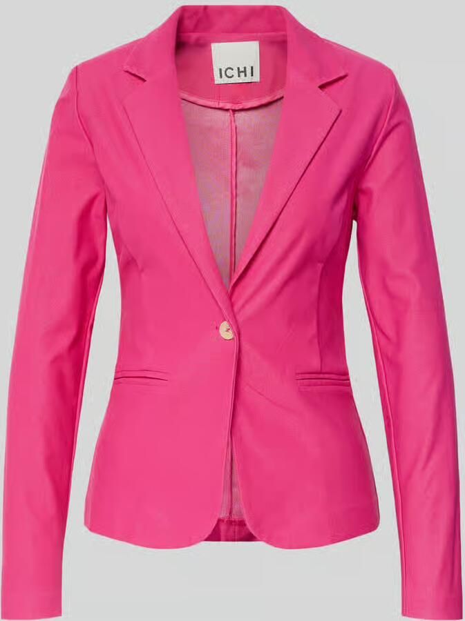 Ichi Slim fit blazer met paspelzakken model 'KATE' - Foto 2
