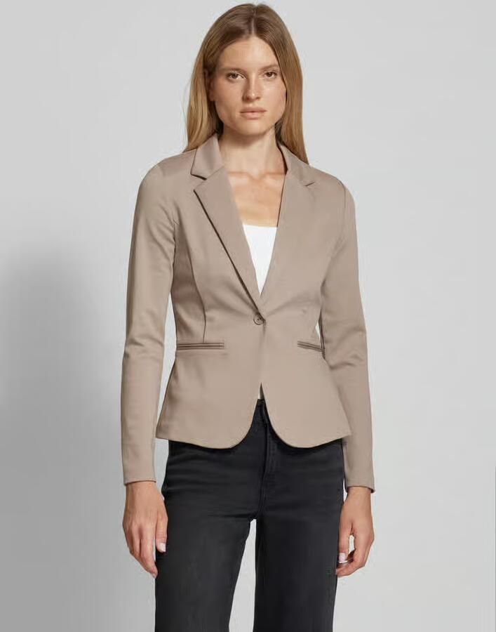 Ichi Slim fit blazer met paspelzakken model 'KATE' - Foto 2
